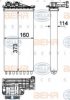 BEHR HELLA SERVICE 8FH 351 315-581 Heat Exchanger, interior heating
